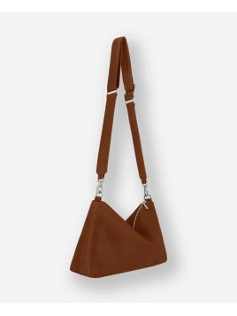 Les Ateliers Foures I526 - CUIR DE VACHETTE - FAUVE sac porté croisé grand modéle Sacs à mains