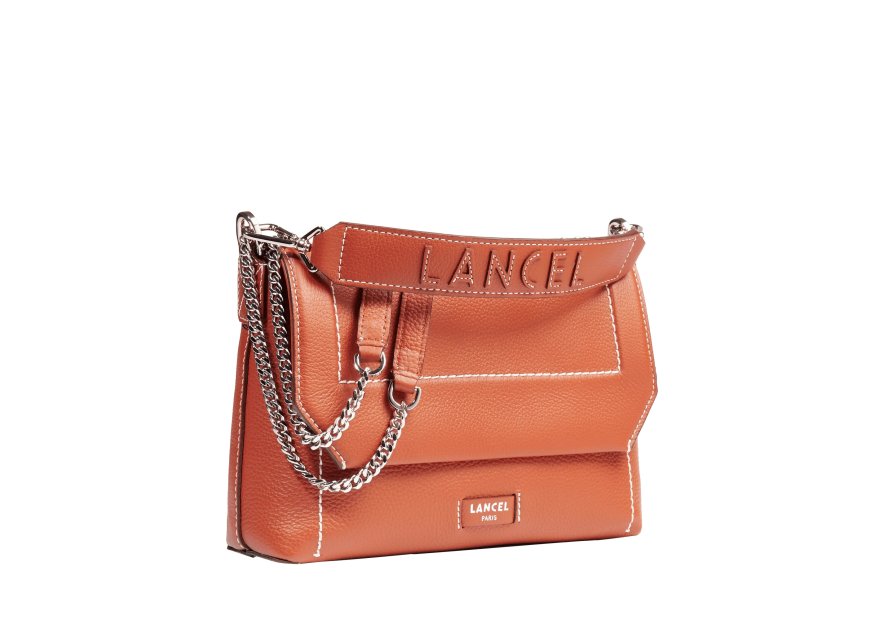 Lancel A13782 - CUIR DE VACHETTE - CAME sac à rabat lancel ninon soft Sacs à mains