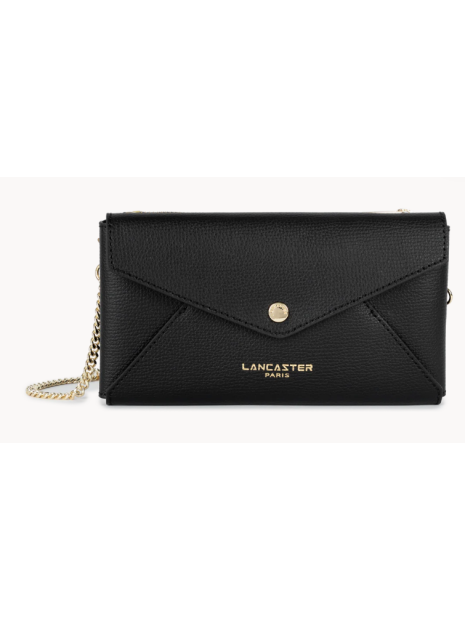 Lancaster 138-015 - CUIR DE VACHETTE - NOI pochette bandoulière sacs-a-mains