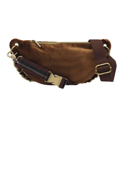 Mila Louise PETRA CL1 - POLYESTER/CUIR - AUB sac banane petra cl taille moyenne Sacs à mains