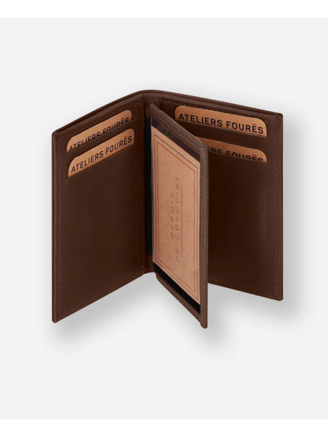 Les Ateliers Foures 935X porte cartes 3 volets compact pollux baroudeur p.cartes credit