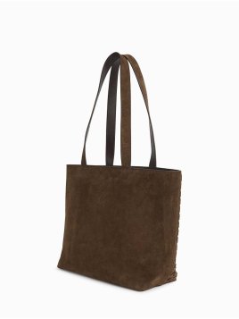 Nat & Nin TELMA TRESSAGE - CUIR DE VACHETT sac shopping tréssé telma nat&nin shopping