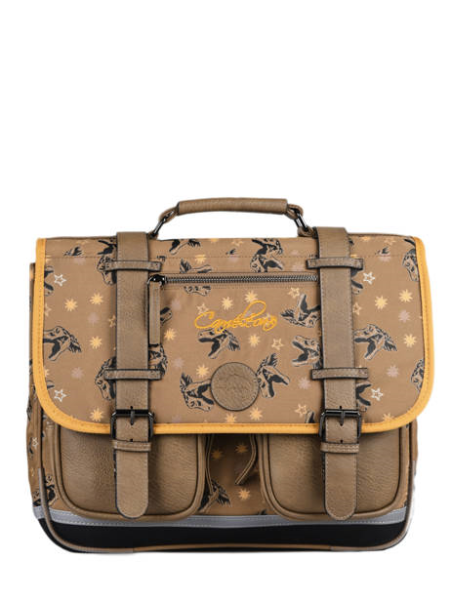 Caméléon VIB-CA38 - POLYESTER RECYCLÉ - Y cartable enfant 2 compartiments vintage urban