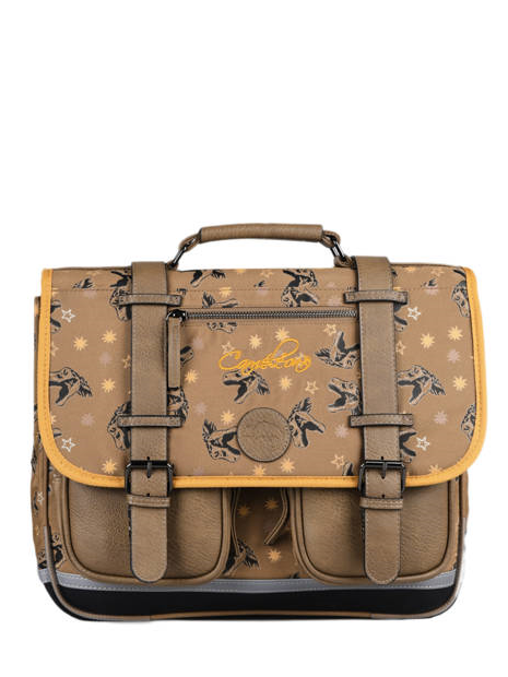 Caméléon VIB-CA38 - POLYESTER RECYCLÉ - Y cartable enfant 2 compartiments vintage urban cartables-enfant