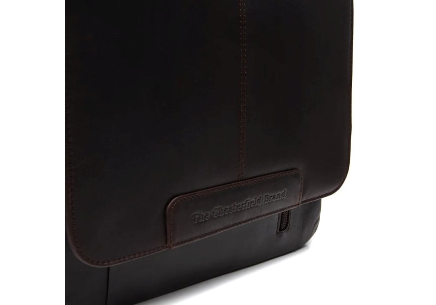 the chesterfield C48.0551 - CUIR DE VACHETTE - BR sacoche à rabat the chesterfield richard sac h.rabat