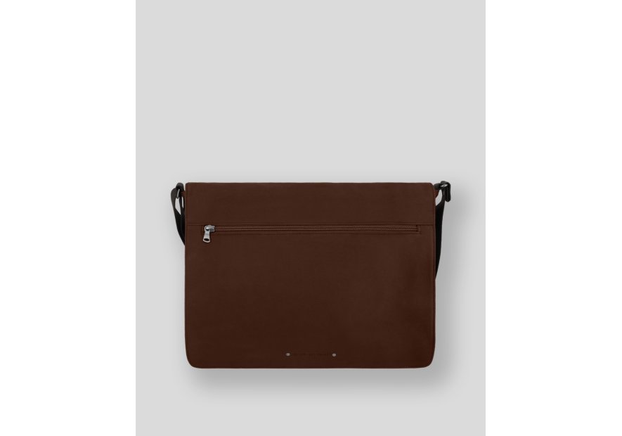 Les Ateliers Foures 9490 - CUIR DE VACHETTE - COGNAC sac bandoulière rabat a4 attis baroudeur Loisirs