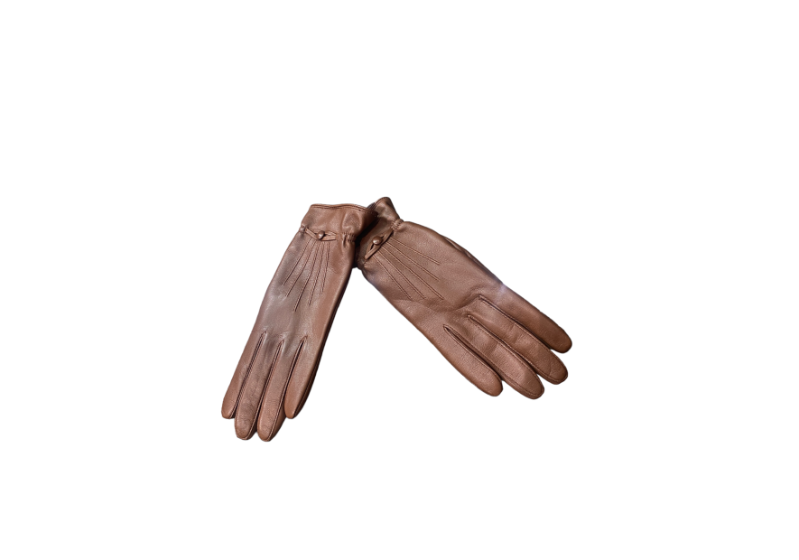 Glove Story 21191CA gants femme cuir doublé cachemire bouton poignet gants femme