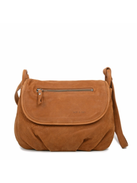 Nat & Nin JEN - CUIR DE VACHETTE - EPICE sac à rabat gibecière jen Sacs à mains