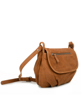 Nat & Nin JEN - CUIR DE VACHETTE - EPICE sac à rabat gibecière jen Sacs à mains