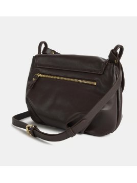 Nat & Nin JEN - CUIR DE VACHETTE - ÉBÈNE L sac à rabat gibecière jen Sacs à mains