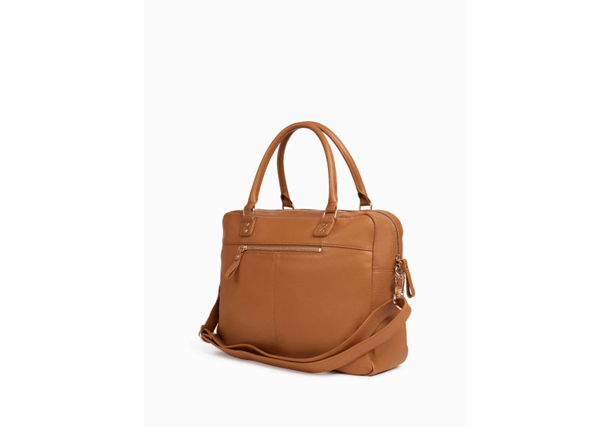 Nat & Nin MACY - CUIR DE VACHETTE - EPICE  sac porté main et bandoulière macy Sacs à mains