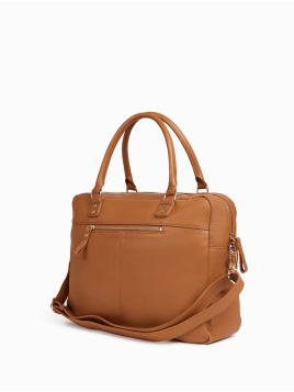 Nat & Nin MACY - CUIR DE VACHETTE - EPICE  sac porté main et bandoulière macy Sacs à mains