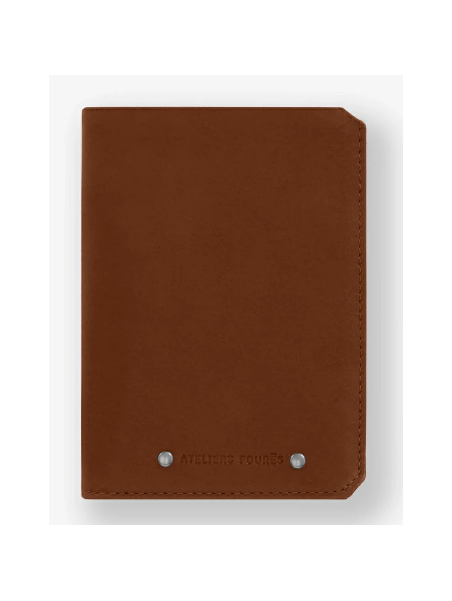 Les Ateliers Foures 9249 - CUIR DE VACHETTE - FAUVE Portefeuille/Porte-cartes Portefeuille Homme