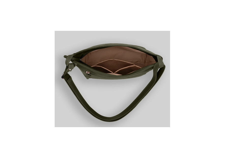 Les Ateliers Foures P100 - CUIR DE VACHETTE - KAKI les ateliers foures-pandore-petit sac seau Sacs à mains