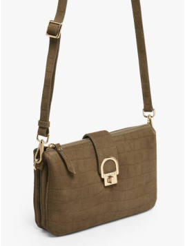 etrier EECQ0143 - CUIR DE VACHETTE - MO sac porté travers etrier equestre Sacs à mains