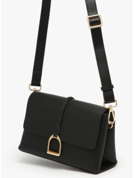 etrier ETOS169M - CUIR DE VACHETTE - NO sac porté travers a rabat etrier torsade Sacs à mains