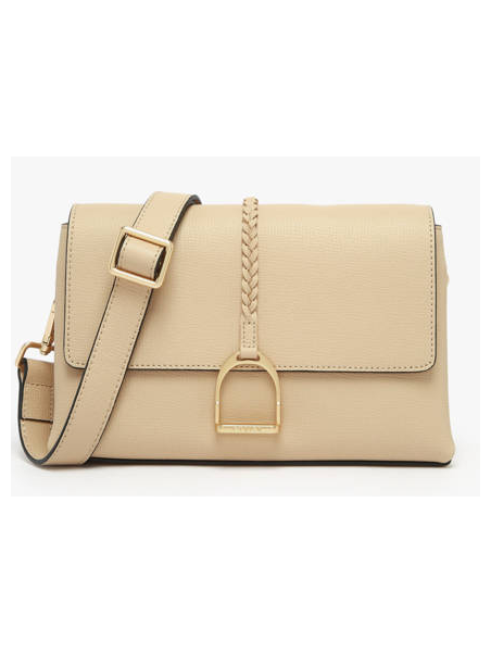 etrier ETOS169M - CUIR DE VACHETTE - SA sac porté travers a rabat etrier torsade Sacs à mains