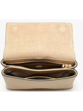 etrier ETOS169M - CUIR DE VACHETTE - SA sac porté travers a rabat etrier torsade Sacs à mains