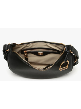 etrier ETOS167M - CUIR DE VACHETTE - NO sac demi mune porté travers etrier torsade Sacs à mains