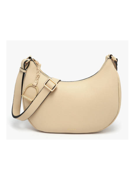 etrier ETOS167M - CUIR DE VACHETTE - SA sac demi mune porté travers etrier torsade sacs-a-mains