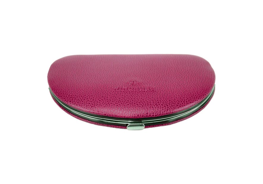 sacher 3864 - CUIR DE VACHETTE - BERRY trousse manucurre 5 pièces windrose beluga trousse manucure