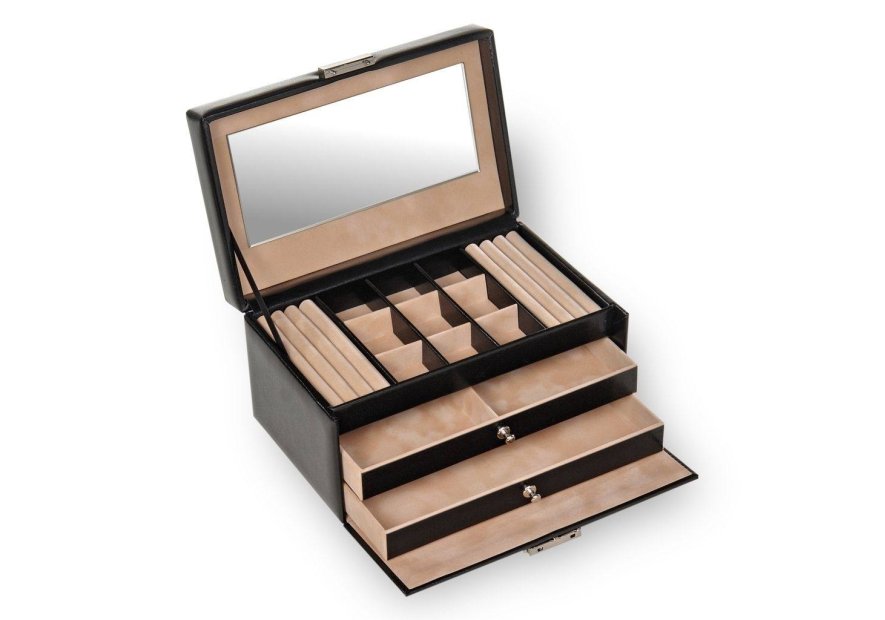 sacher 25.000 - POLYURÉTHANE - NOIR boite à bijoux sacher elly coffret bijoux