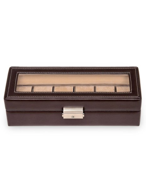 sacher 2117 - POLYURÉTHANE - MOCCA coffret 6 montres sacher new classic coffret-montres