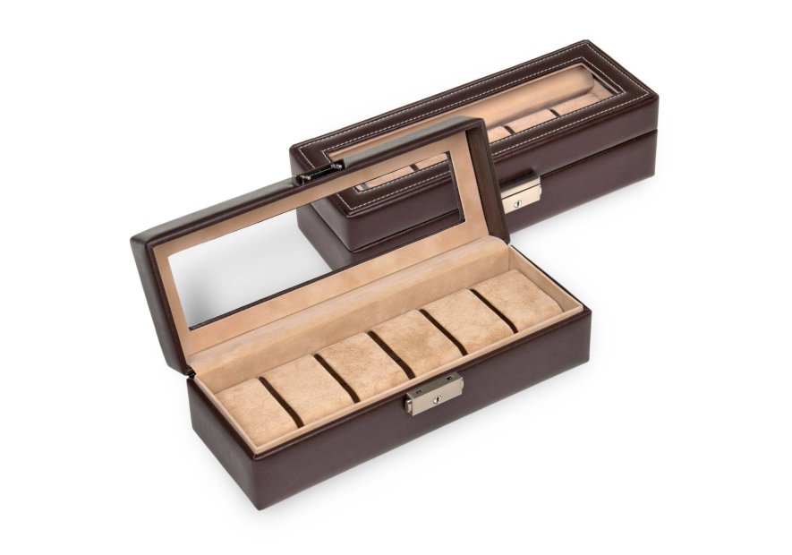 sacher 2117 - POLYURÉTHANE - MOCCA coffret 6 montres sacher new classic coffret montres