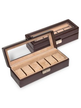 sacher 2117 - POLYURÉTHANE - MOCCA coffret 6 montres sacher new classic coffret montres