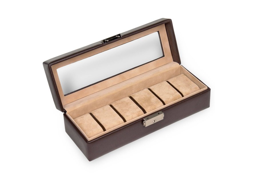 sacher 2117 - POLYURÉTHANE - MOCCA coffret 6 montres sacher new classic coffret montres