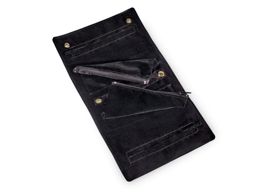 sacher 1009 - POLYURÉTHANE - NOIR trousse bijoux sacher jewellery roll trousse bijoux