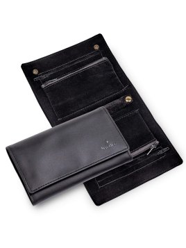 sacher 1009 - POLYURÉTHANE - NOIR trousse bijoux sacher jewellery roll trousse bijoux