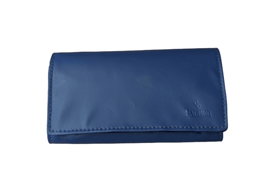 sacher 1009 - POLYURÉTHANE - BLEU trousse bijoux sacher jewellery roll trousse bijoux