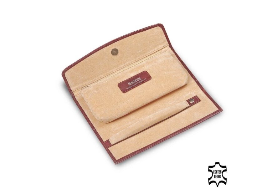 sacher 1010 - CUIR DE VACHETTE - BORDEA trousse bijoux sacher jewellery bag trousse bijoux