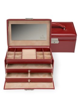 sacher 24.521 - CUIR DE VACHETTE - ROUG coffret à bijoux sacher emma coffret bijoux
