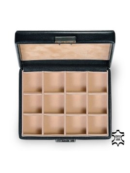 sacher 2414 - CUIR DE VACHETTE - NOIR coffret bagues et broche sacher new classic coffret bijoux