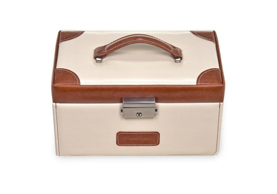 sacher 25.502 - POLYURÉTHANE - CREME coffret a bijoux sacher elly travel coffret bijoux