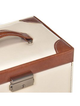 sacher 25.502 - POLYURÉTHANE - CREME coffret a bijoux sacher elly travel coffret bijoux