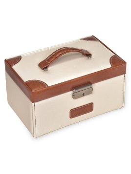 sacher 25.502 - POLYURÉTHANE - CREME coffret a bijoux sacher elly travel coffret bijoux