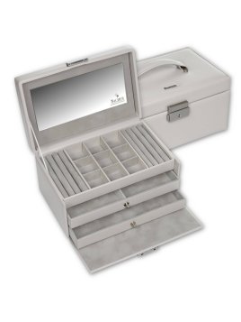 sacher 25.518 - CUIR DE VACHETTE - SAND coffret à bijoux sacher elly elegance coffret bijoux