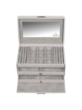 sacher 25.518 - CUIR DE VACHETTE - SAND coffret à bijoux sacher elly elegance coffret bijoux