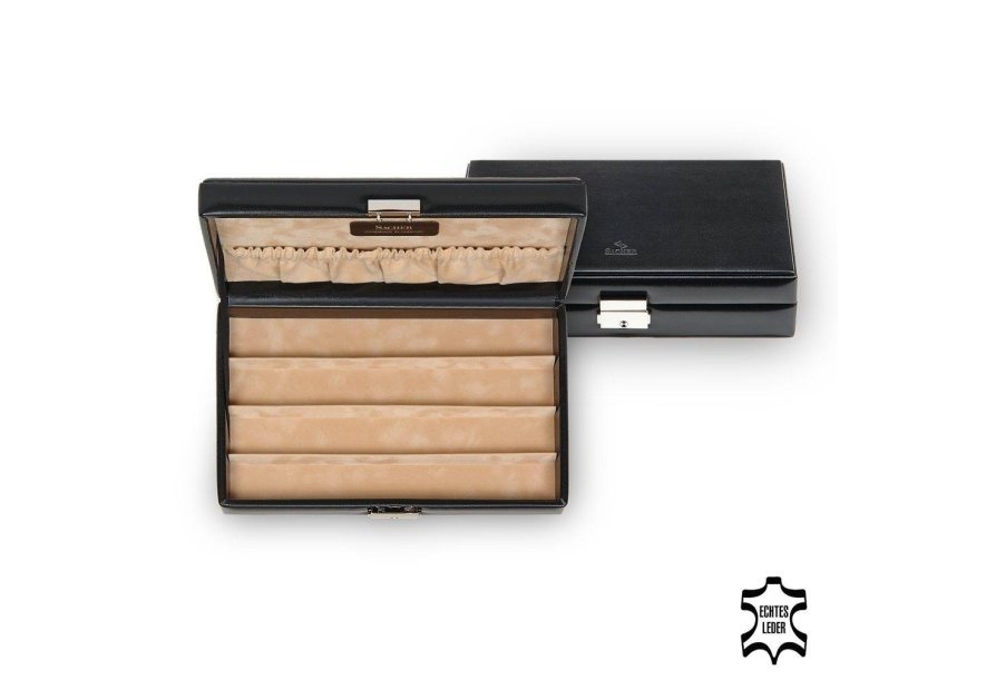 sacher 2510 - CUIR DE VACHETTE - NOIR coffret bijoux sacher new classic collection coffret bijoux