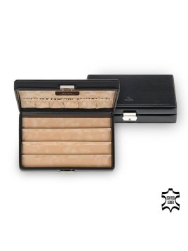 sacher 2510 - CUIR DE VACHETTE - NOIR coffret bijoux sacher new classic collection coffret bijoux