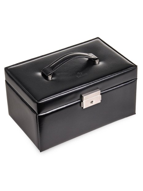 sacher 27.107 - CUIR DE VACHETTE - NOIR coffret bijoux sacher eva new classic coffret-bijoux