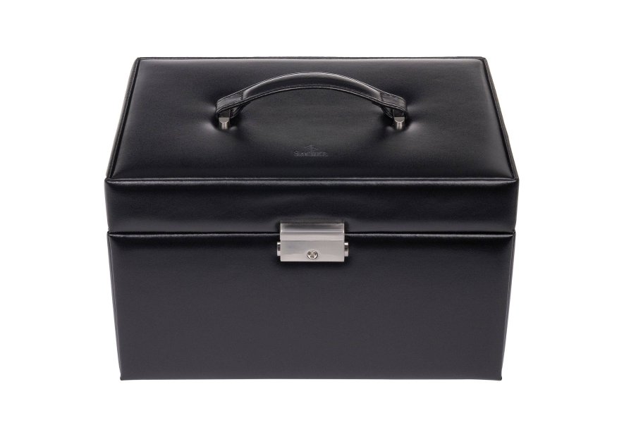 sacher 73.107 - CUIR DE VACHETTE - NOIR coffret a bijoux sacher katja coffret bijoux