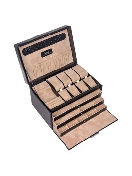 sacher 73.107 - CUIR DE VACHETTE - NOIR coffret a bijoux sacher katja coffret bijoux