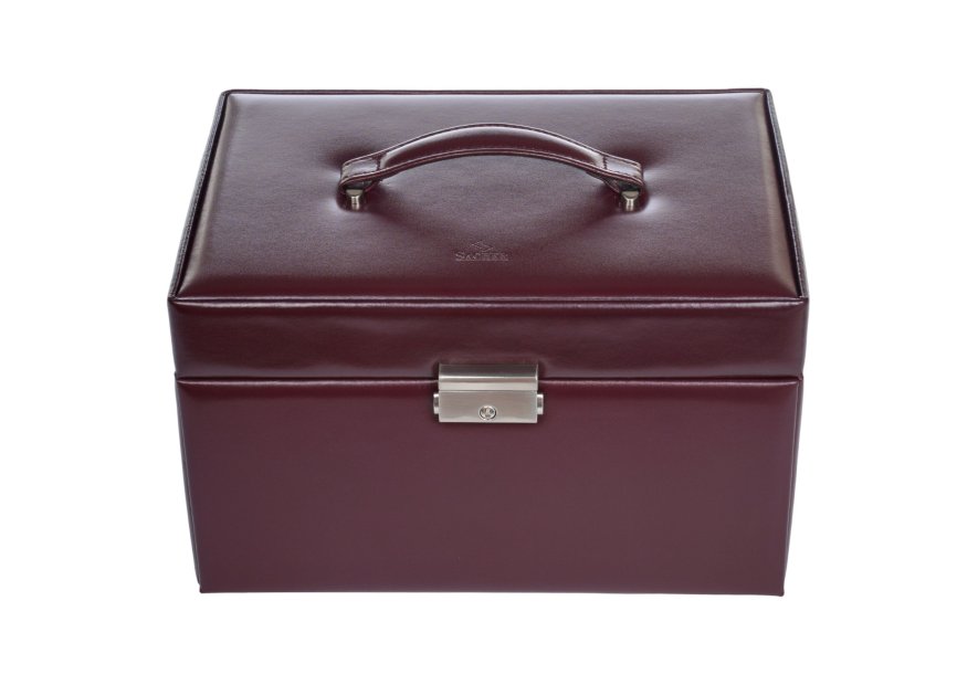sacher 73.107 - CUIR DE VACHETTE - BORD coffret a bijoux sacher katja coffret bijoux
