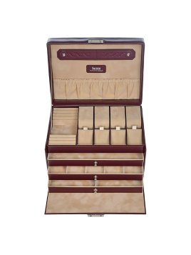 sacher 73.107 - CUIR DE VACHETTE - BORD coffret a bijoux sacher katja coffret bijoux