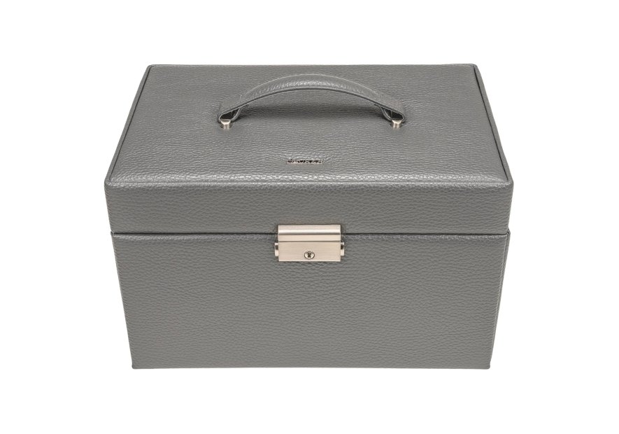 sacher 74.519 - CUIR DE VACHETTE - GREY coffret bijoux sacher karen coffret bijoux