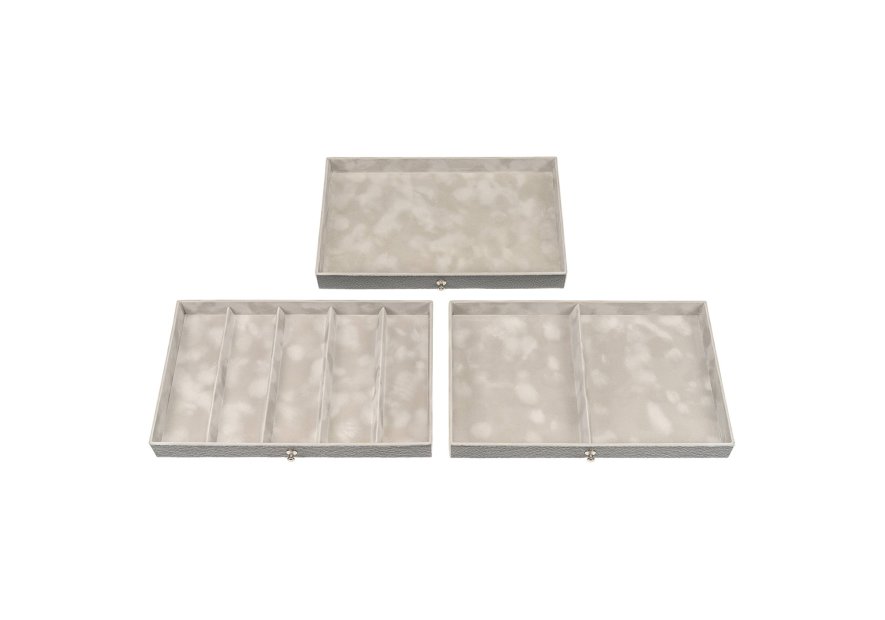 sacher 74.519 - CUIR DE VACHETTE - GREY coffret bijoux sacher karen coffret bijoux